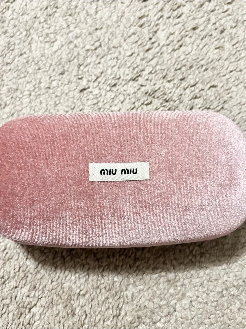 Authentic Miu Miu Baby Pink Sunglasses Case
